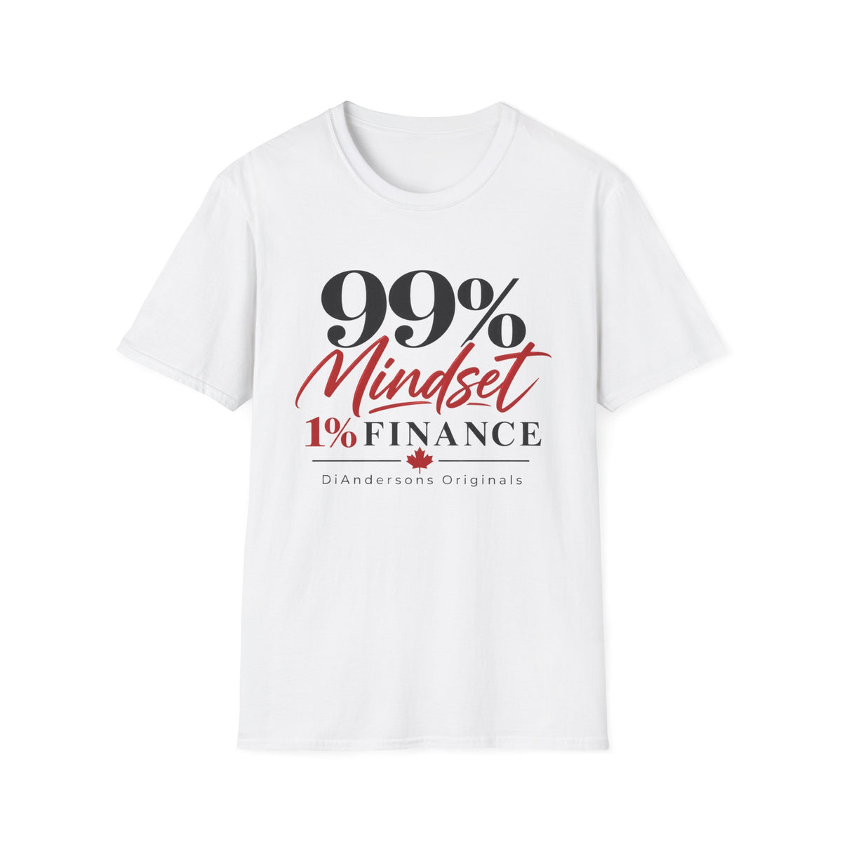 99% Mindset T-Shirt — Motivational Personal Finance Tee