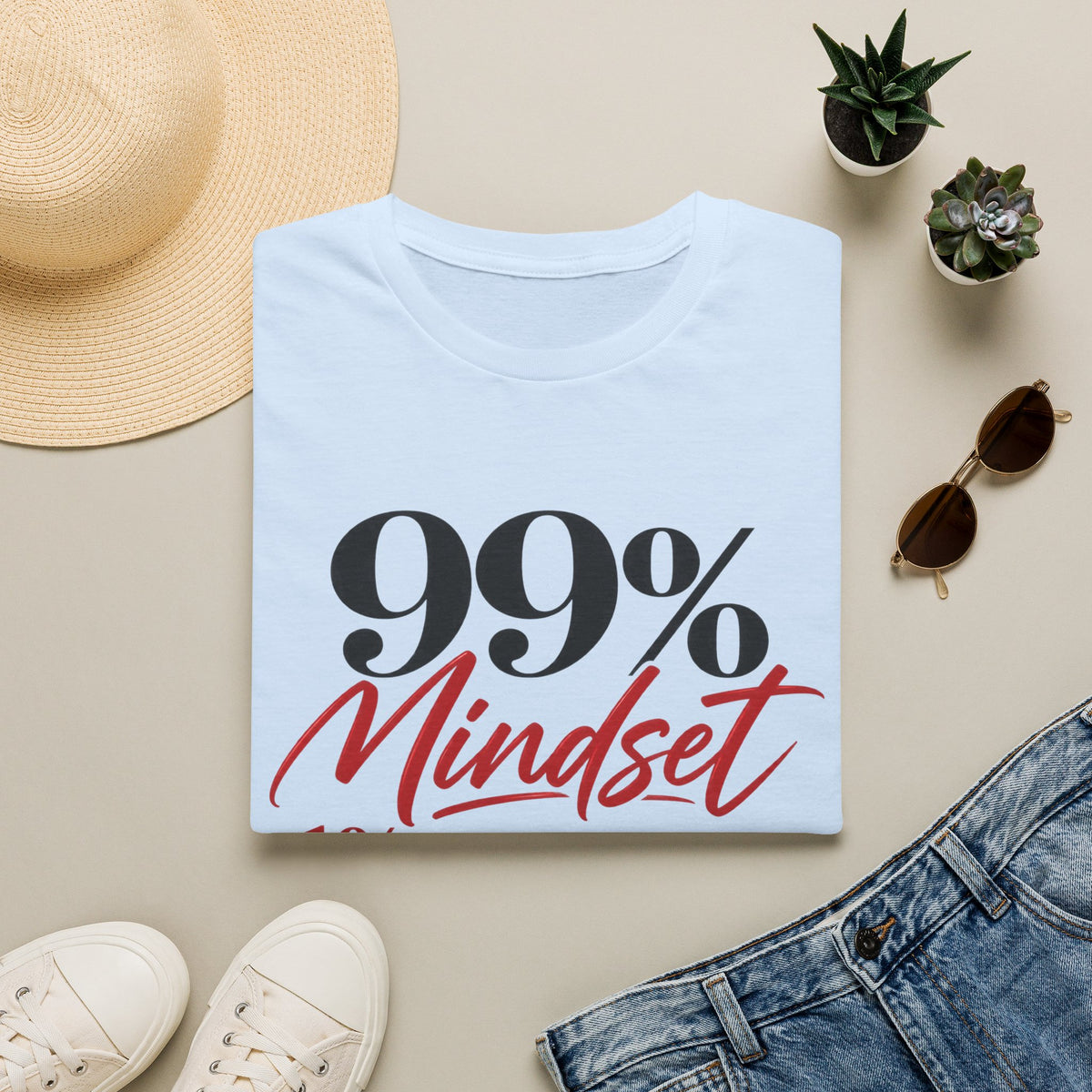 99% Mindset T-Shirt — Motivational Personal Finance Tee