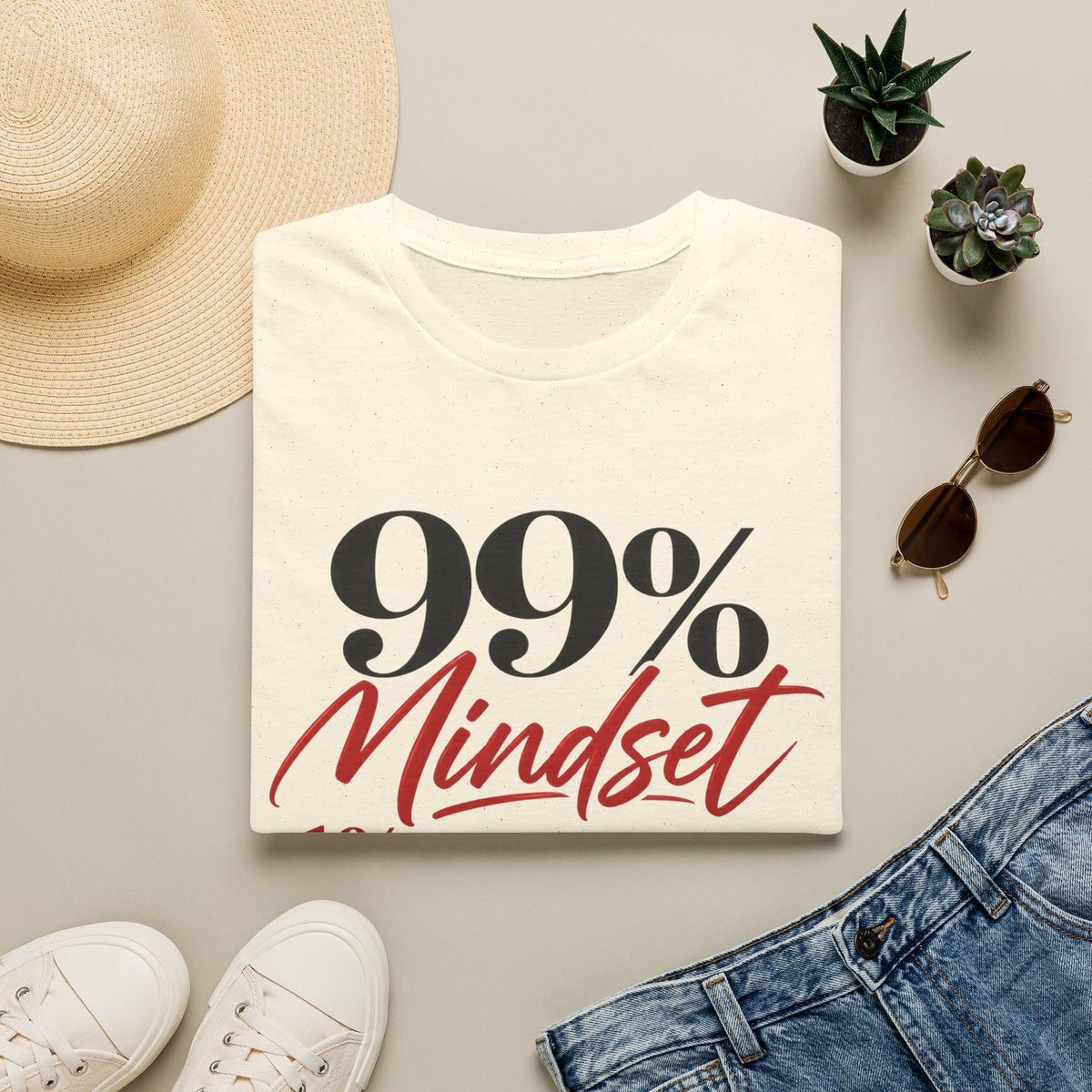 99% Mindset T-Shirt — Motivational Personal Finance Tee