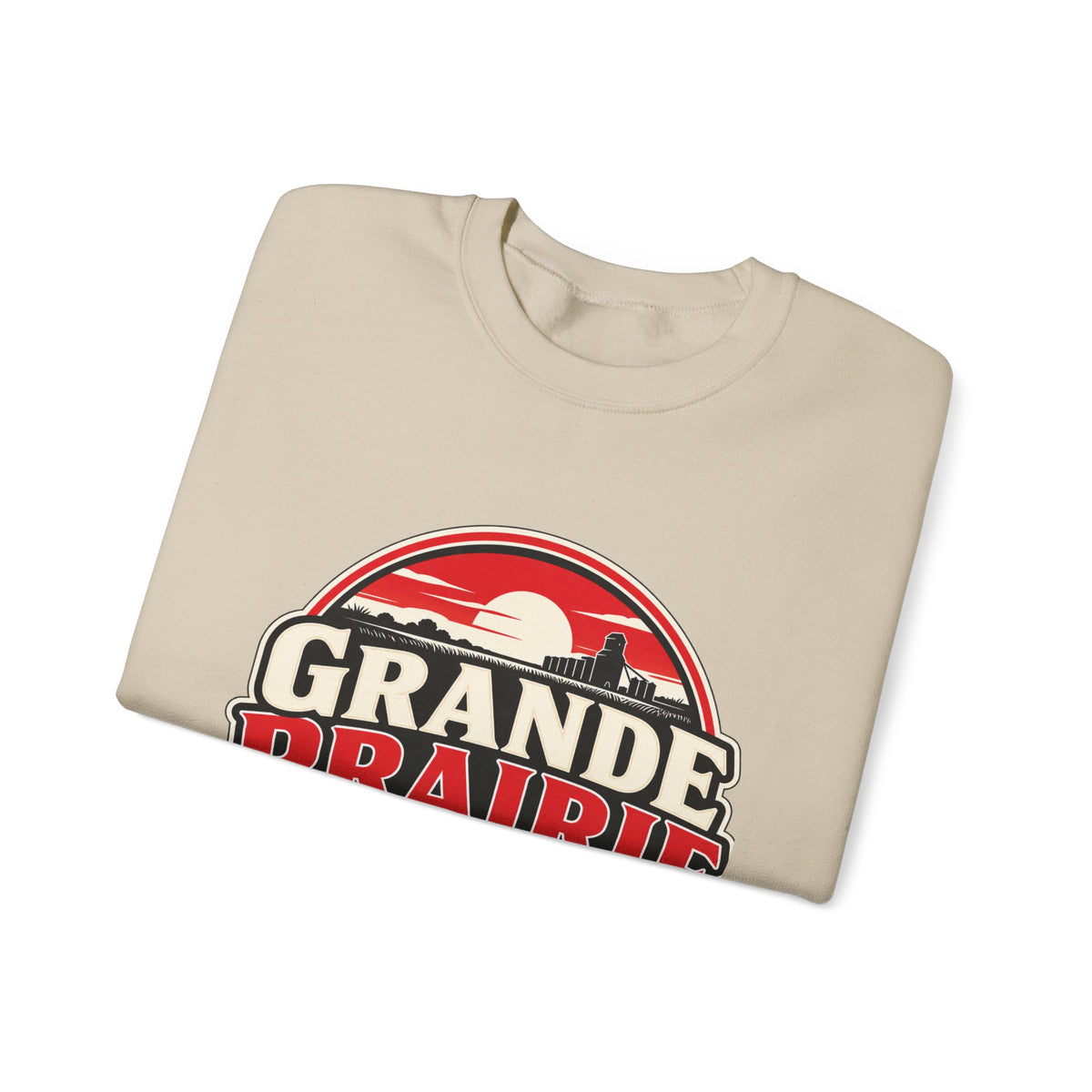 Grande Prairie Retro Logo Sweatshirt – “The 6-Month Plan That Lasted 10 Years”