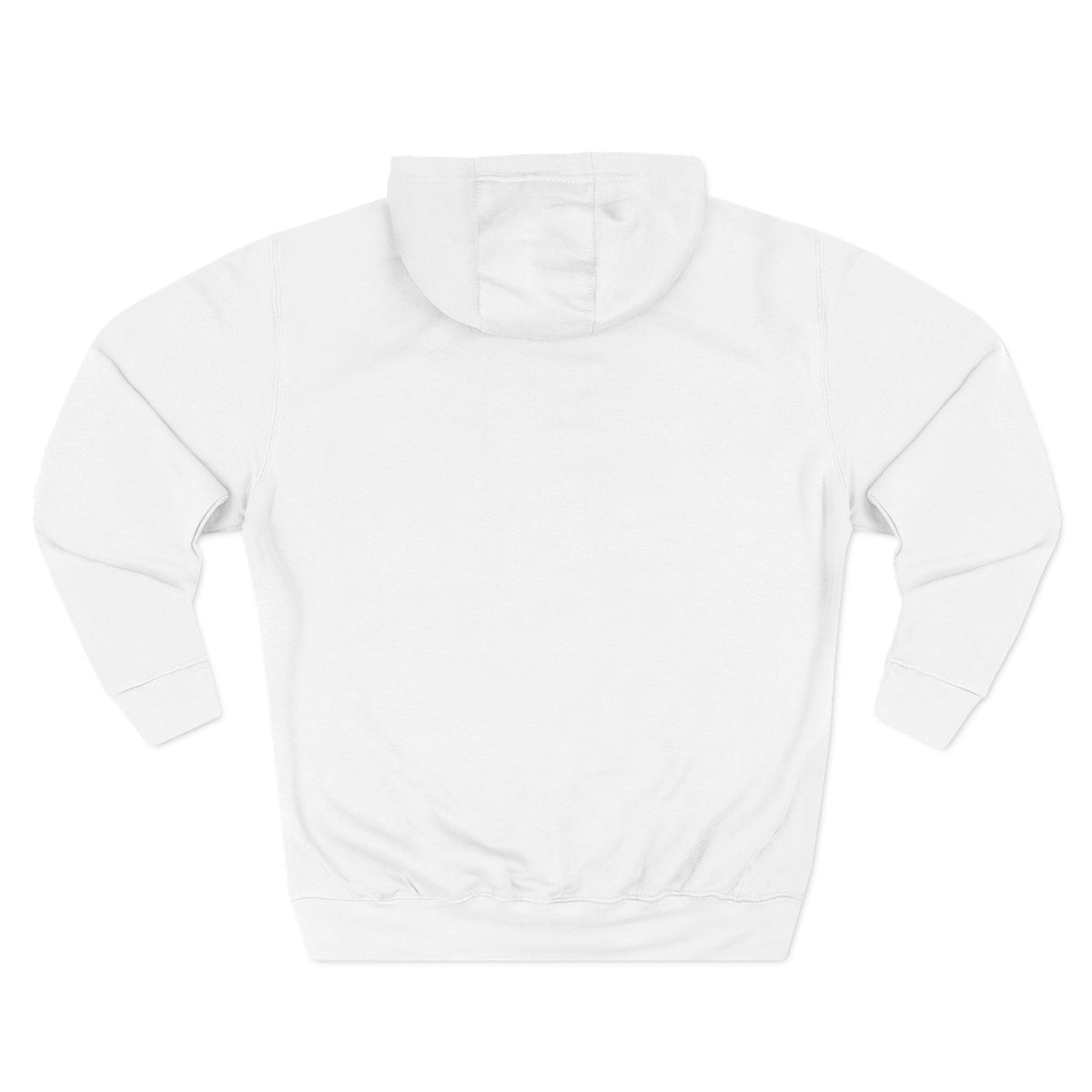 DiAndersons Logo Hoodie - White Fleece Pullover with Floral 'DA' Design