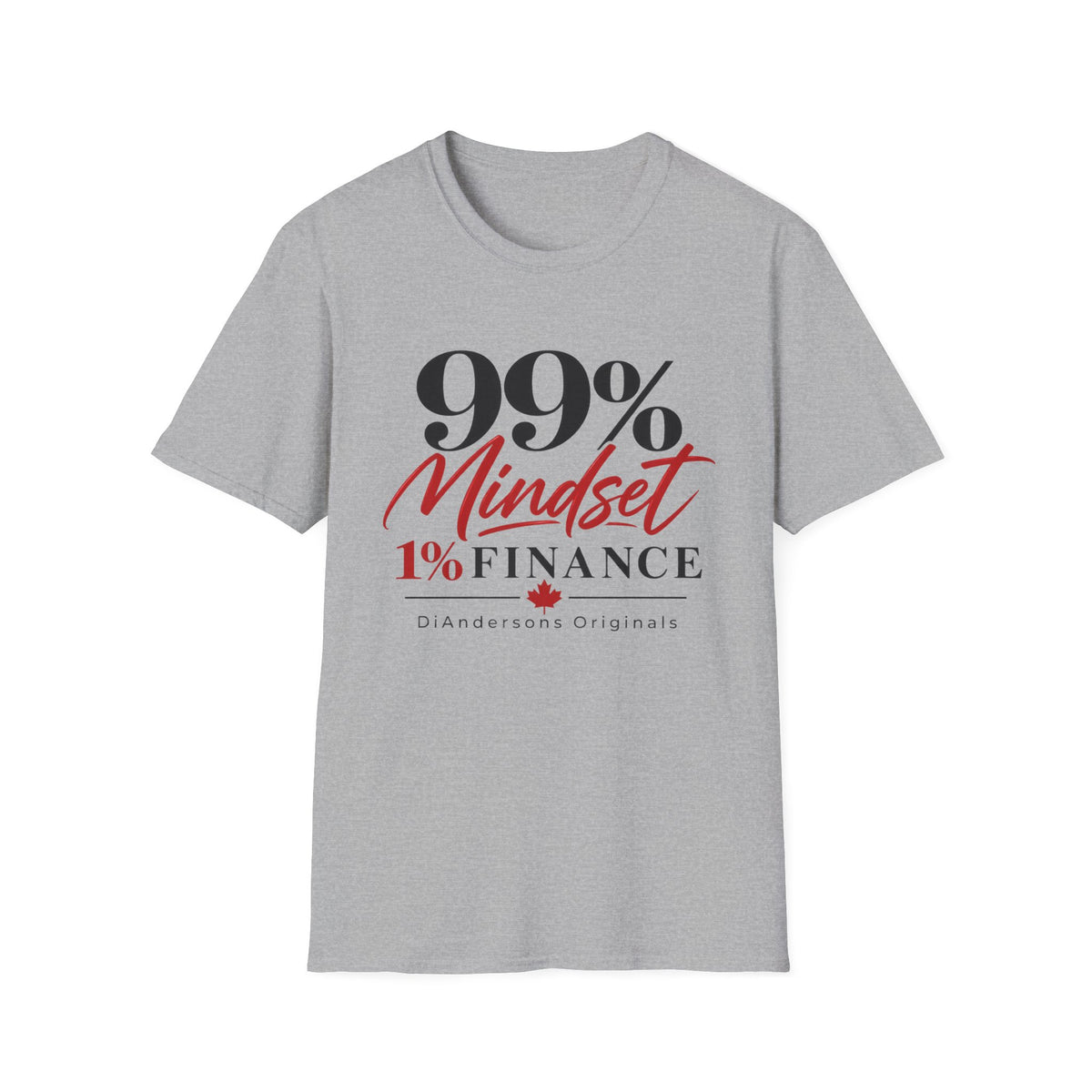 99% Mindset T-Shirt — Motivational Personal Finance Tee