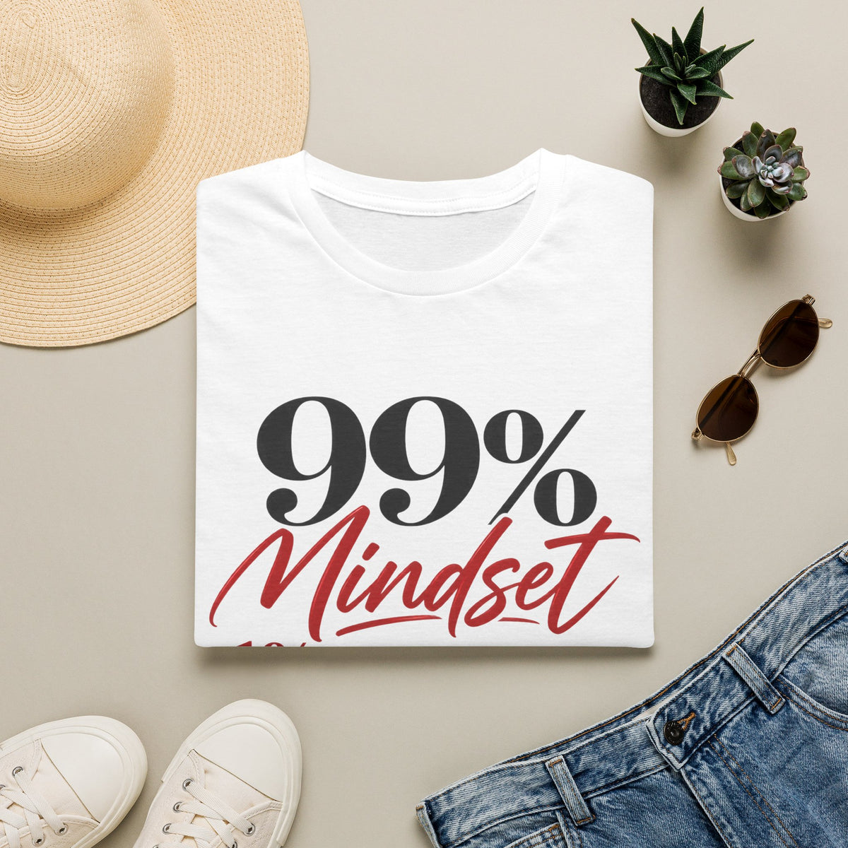 99% Mindset T-Shirt — Motivational Personal Finance Tee